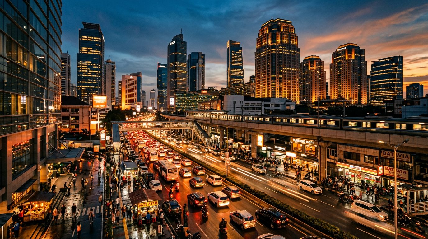 Jakarta Indonesia skyline